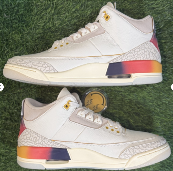 Jordan 3 Retro 'J. Balvin Medellín Sunset' (Size 11.5)