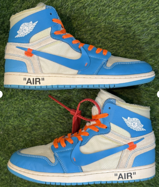 Jordan 1 Retro High 'Off-White University Blue' (Size 10.5)