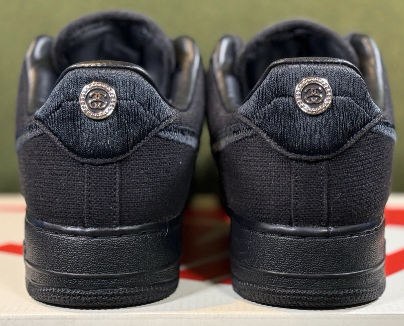 Nike Air Force 1 Low 'Stussy Black' (Size 11.5)
