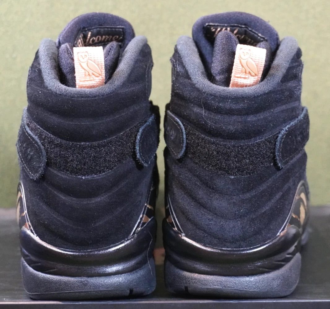 Jordan 8 Retro 'OVO Black' (Size 12)