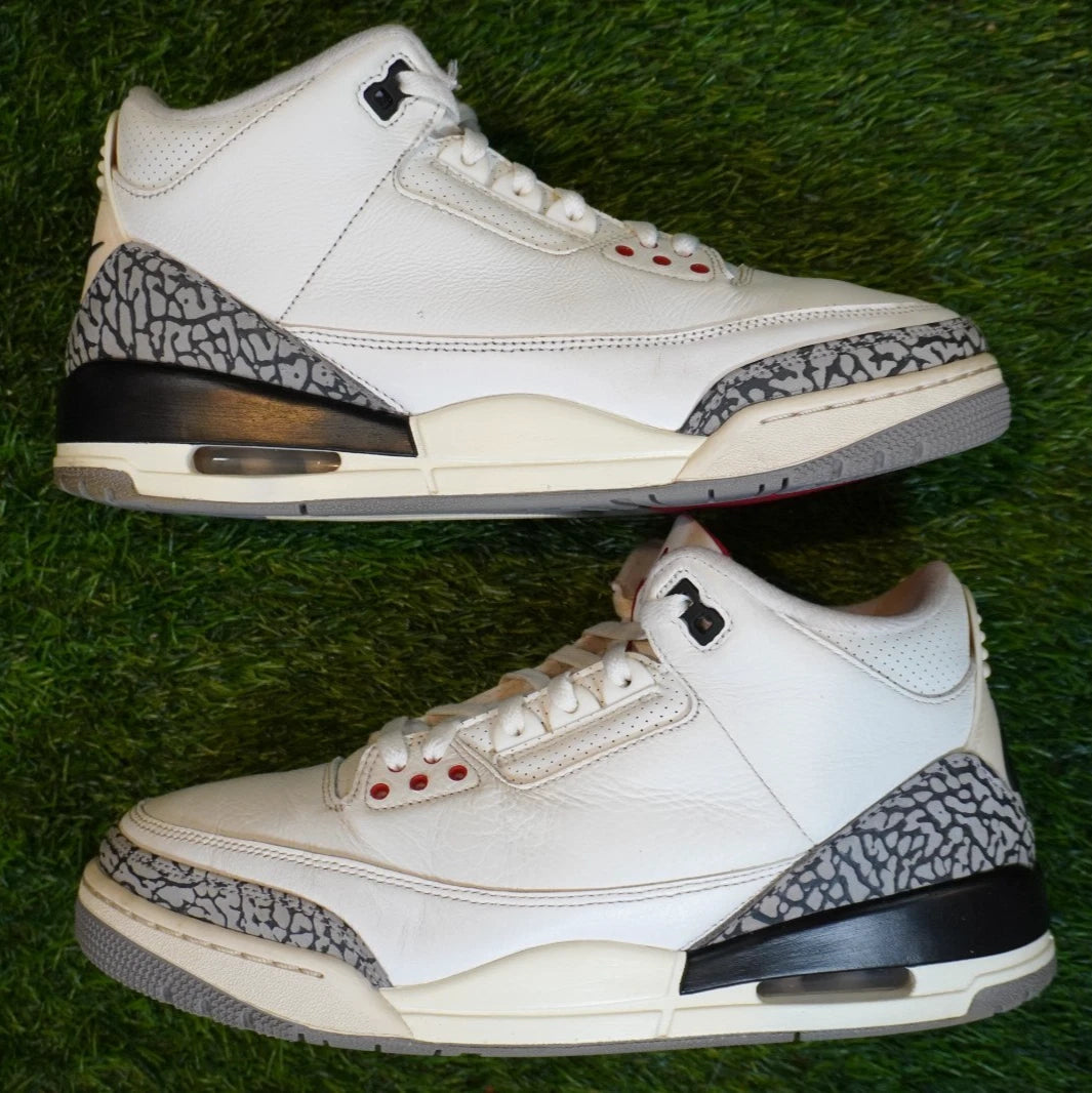 Jordan 3 Retro 'White Cement Reimagined' (Size 10)