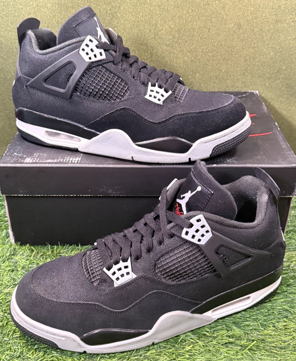 Jordan 4 Retro ‘Black Canvas’ (Size 11)