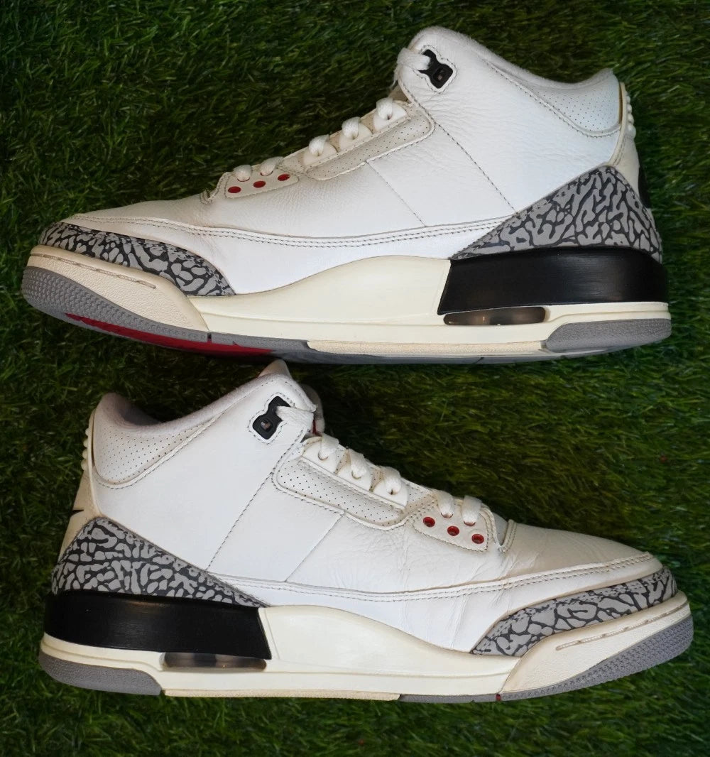 Jordan 3 Retro 'White Cement Reimagined' (Size 10)
