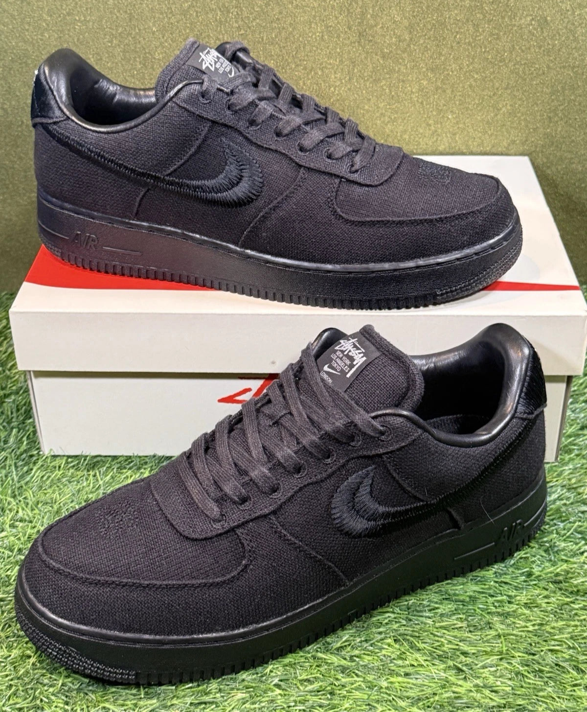 Nike Air Force 1 Low 'Stussy Black' (Size 11.5)