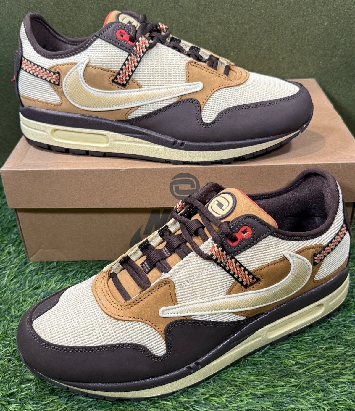 Nike Air Max 1 'Travis Scott Cactus Jack Baroque Brown' (Size 10.5)