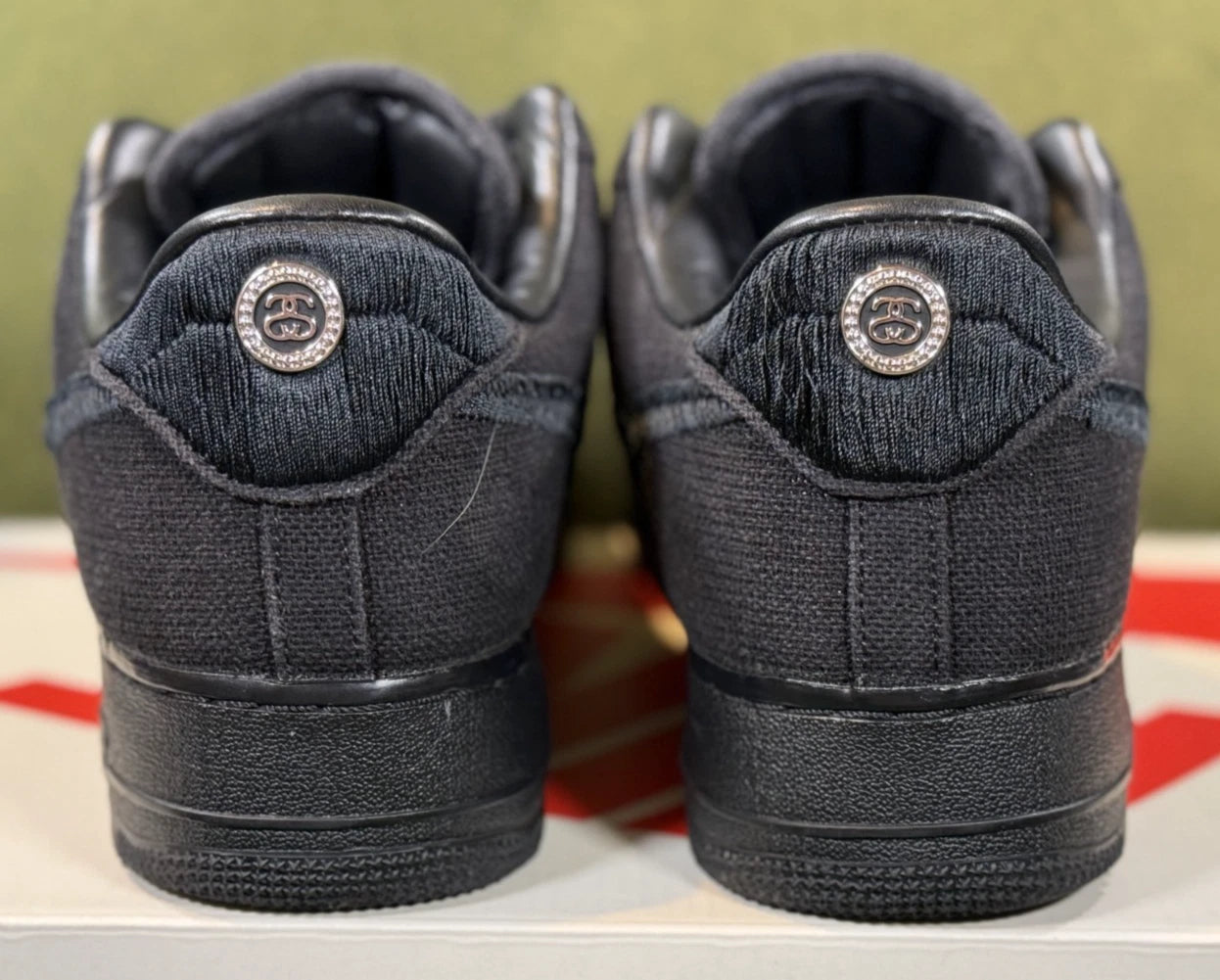 Nike Air Force 1 Low 'Stussy - Black' (Size 12)