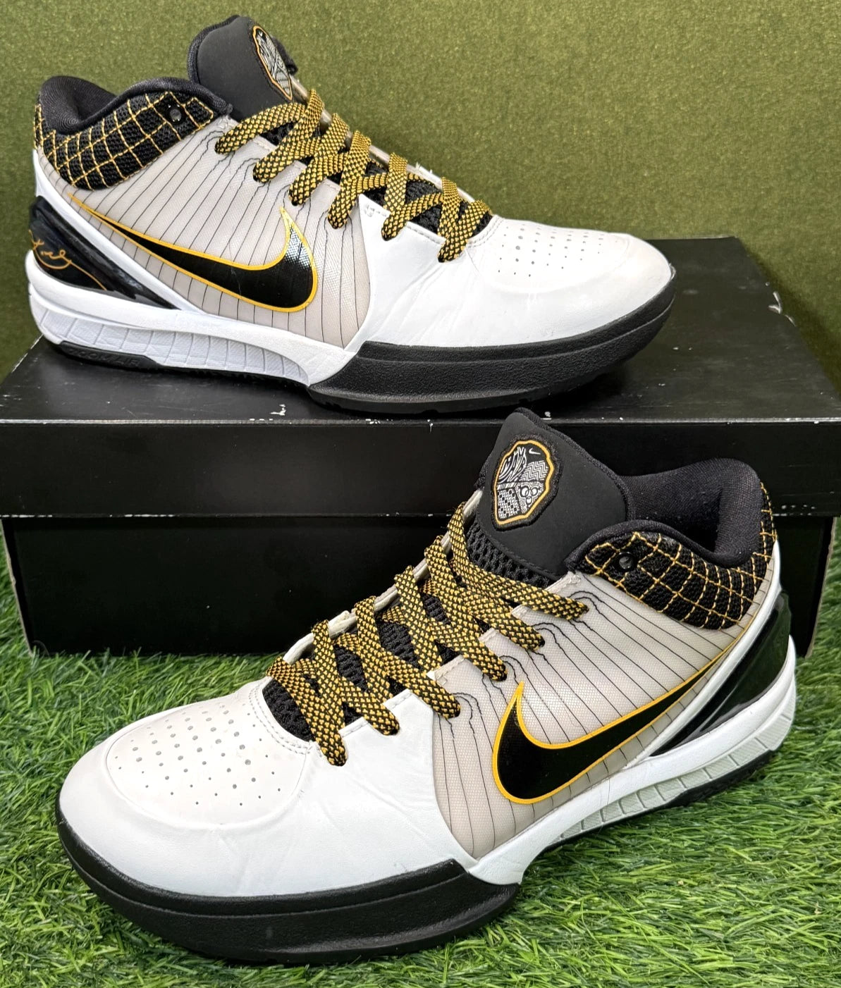 Nike Kobe 4 Protro 'White Black Del Sol' (Size 8)