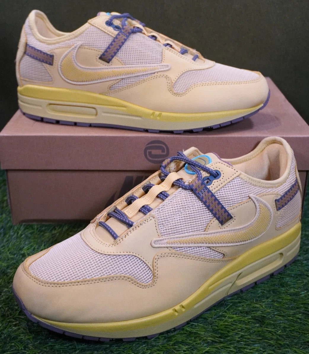 Nike Air Max 1 'Travis Scott Cactus Jack Saturn Gold' (Size 12.5)