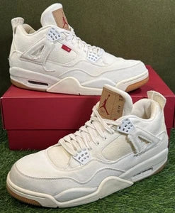 Jordan 4 Retro 'Levi's White (BLANK Tag)' (Size 11.5)