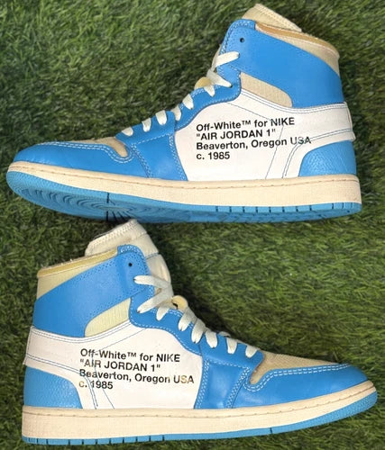 Jordan 1 Retro High 'Off-White UNC' (Size 10.5)
