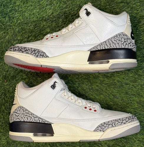 Jordan 3 Retro 'White Cement Reimagined' (Size 10)